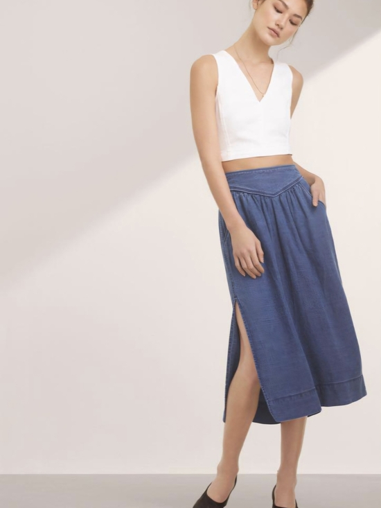 Wilfred Dresses & Skirts - Wilfred Gabrielle Denim Skirt